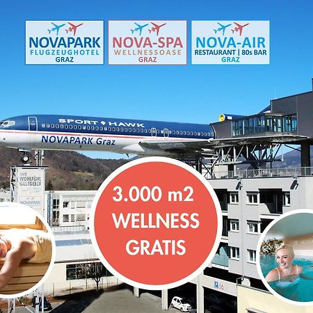 Novapark Flugzeughotel Graz Exterior foto
